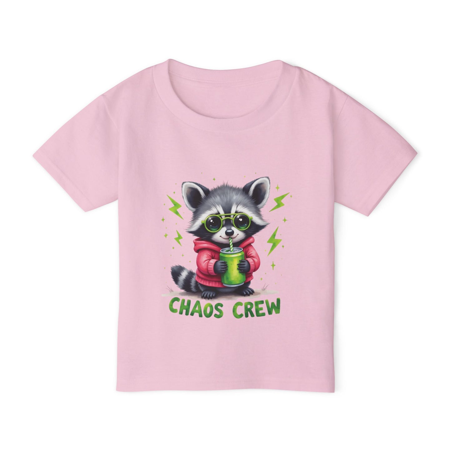 Chaos Crew Raccoon - Fun Kids Tee