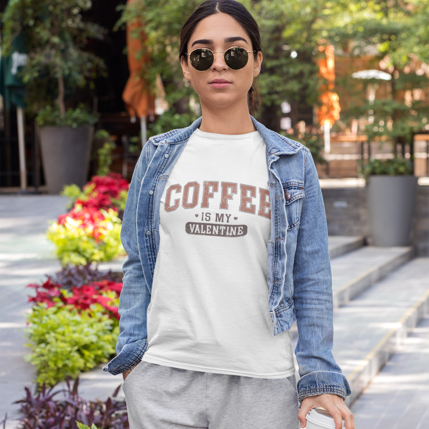 Coffee Is My Valentine Unisex T-shirt