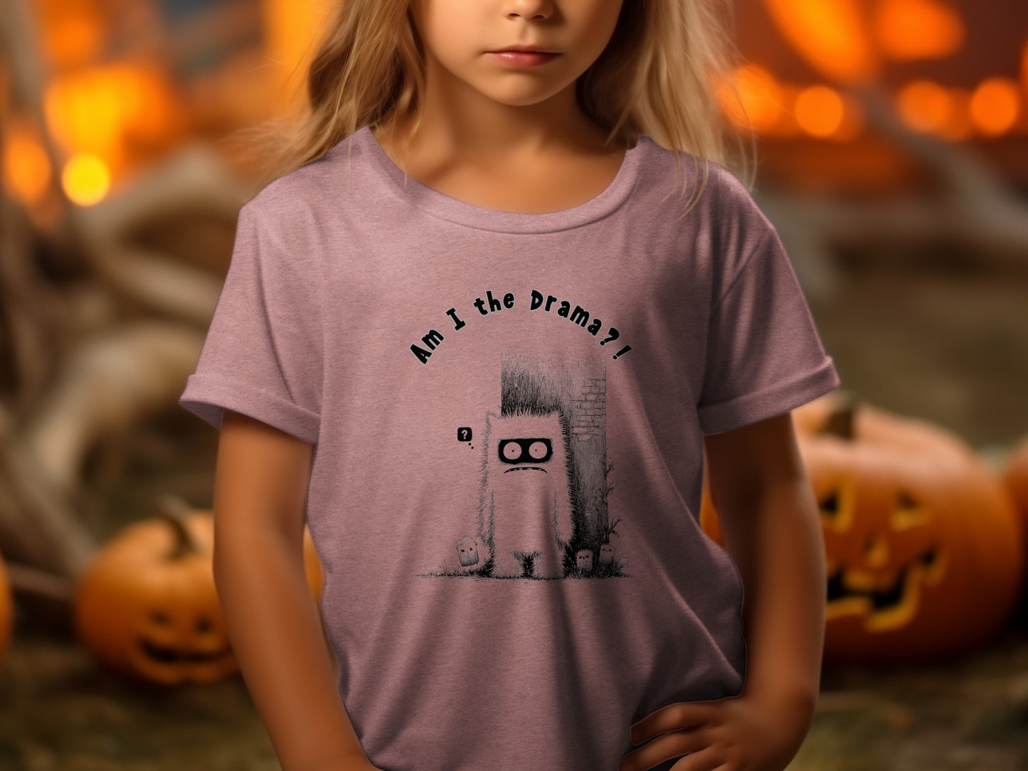 Am I the Drama Shirt with Cute Monster Graphics product