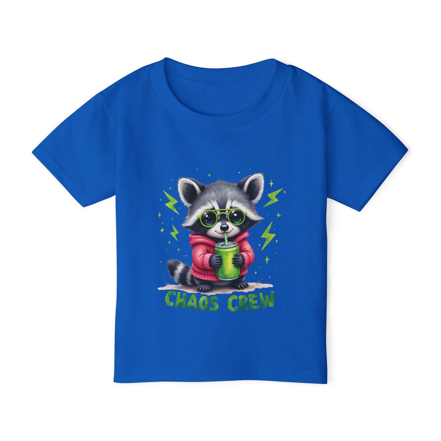 Chaos Crew Raccoon - Fun Kids Tee