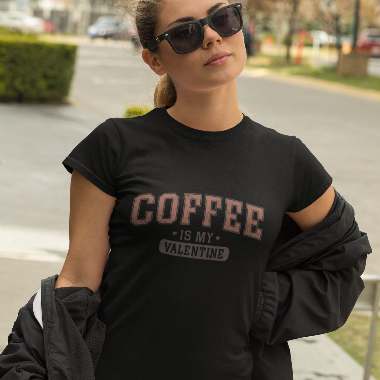 Coffee Is My Valentine Unisex T-shirt
