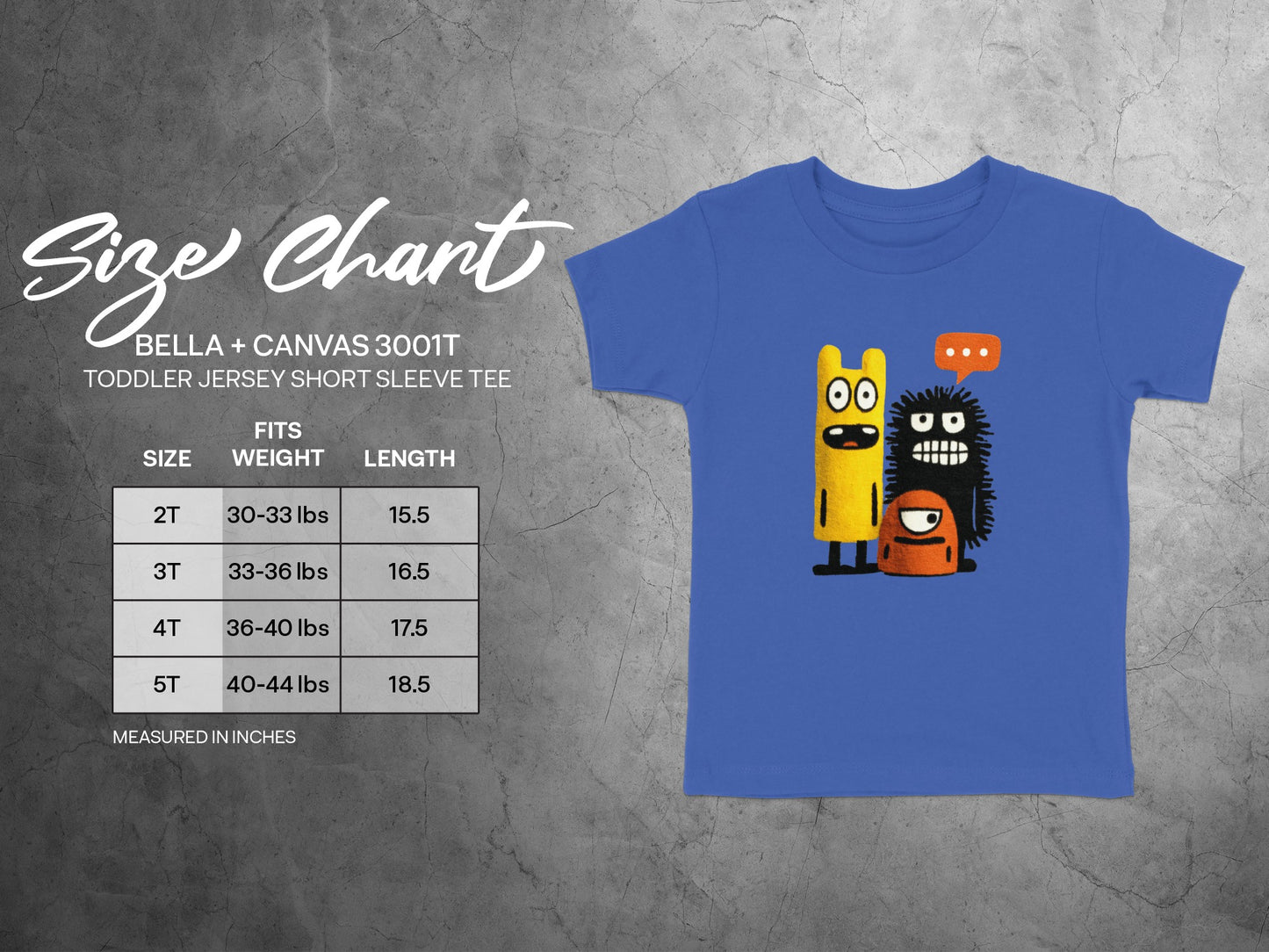 Funny Cartoon Characters Toddler Jersey Short Sleeve product