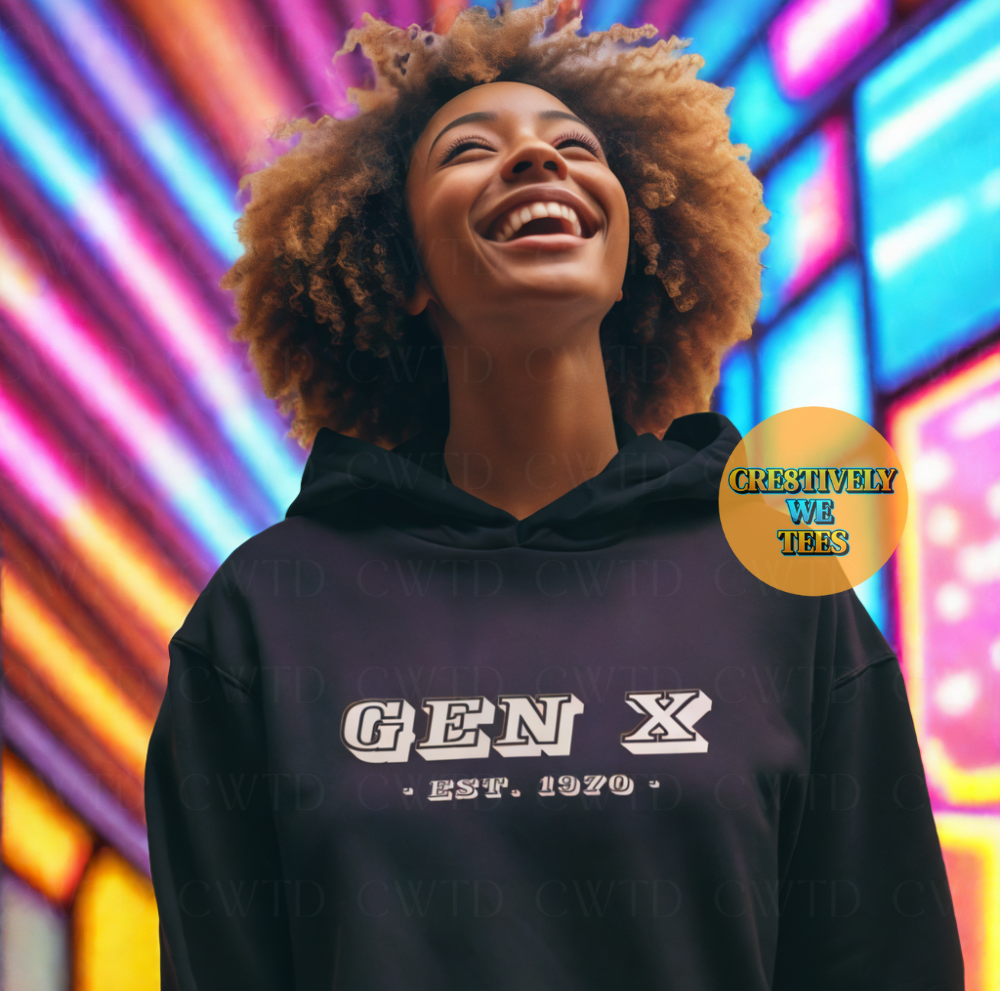 Gen X Hoodie - Est. 1970