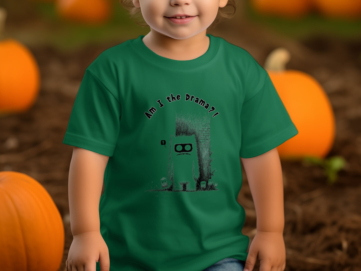 Am I the Drama Cute Graphic Kids T-Shirt product type