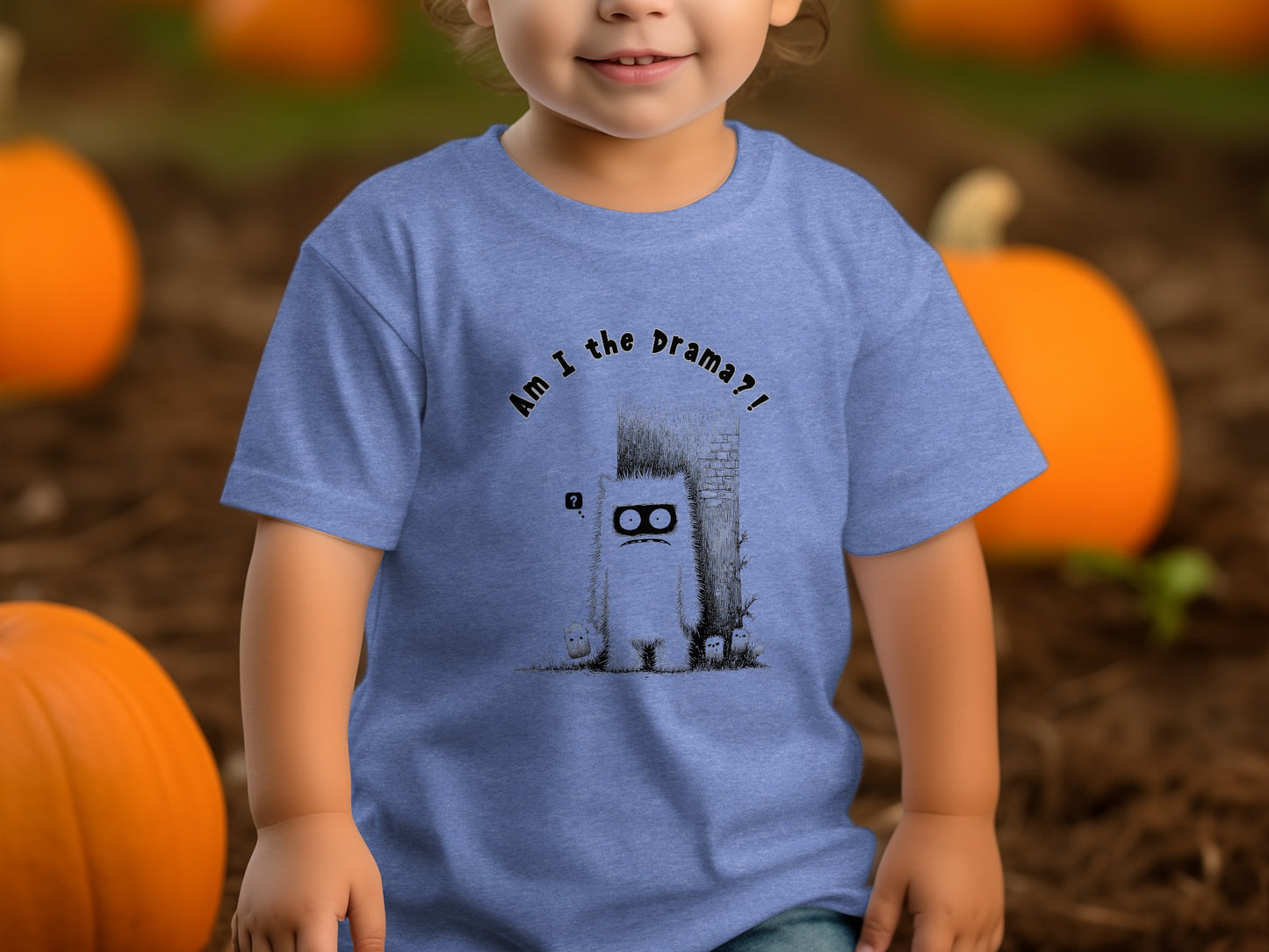 Am I The Drama Funny Graphic Toddler T-Shirt product