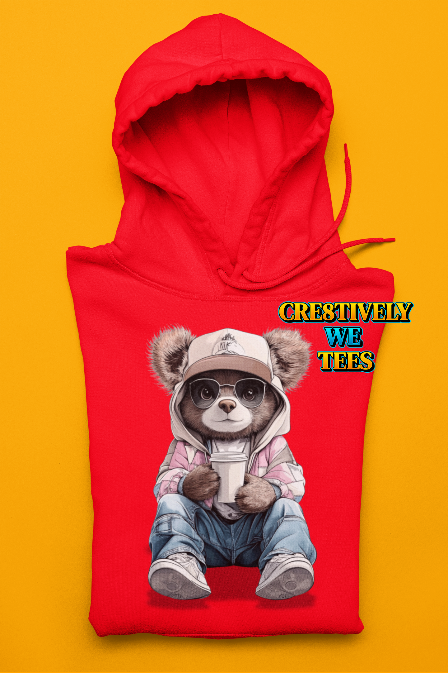 Hip-Hop Bear Hoodie