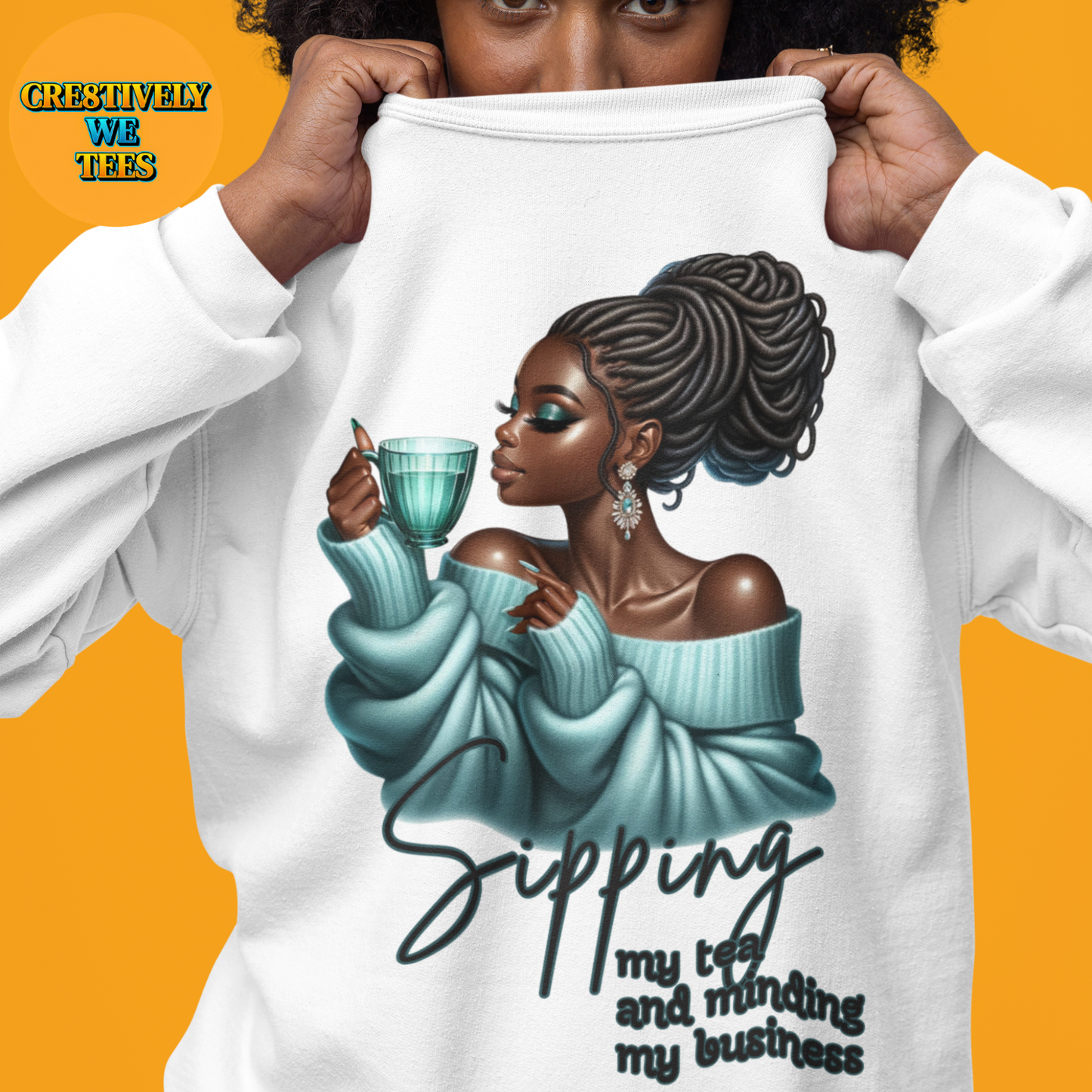 Sipping Tea and Staying Unbothered – Sip, Style, & Shine!
