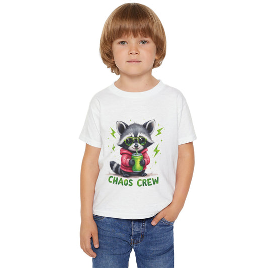 Chaos Crew Raccoon - Fun Kids Tee