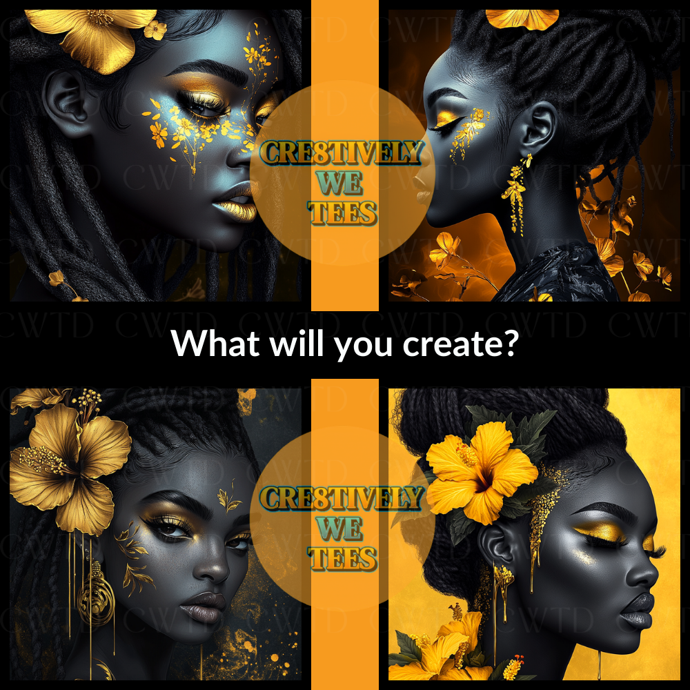 Golden Muse - 32 PNG Images