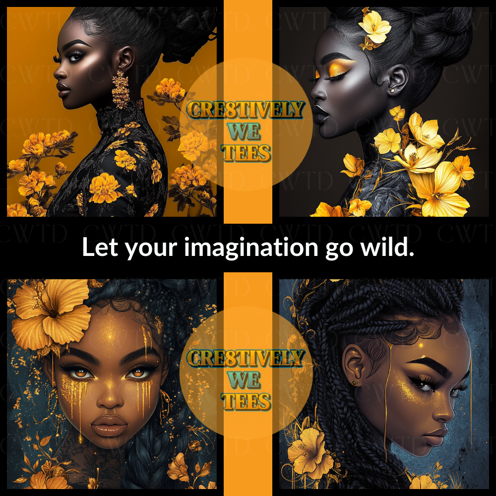 Golden Muse - 32 PNG Images