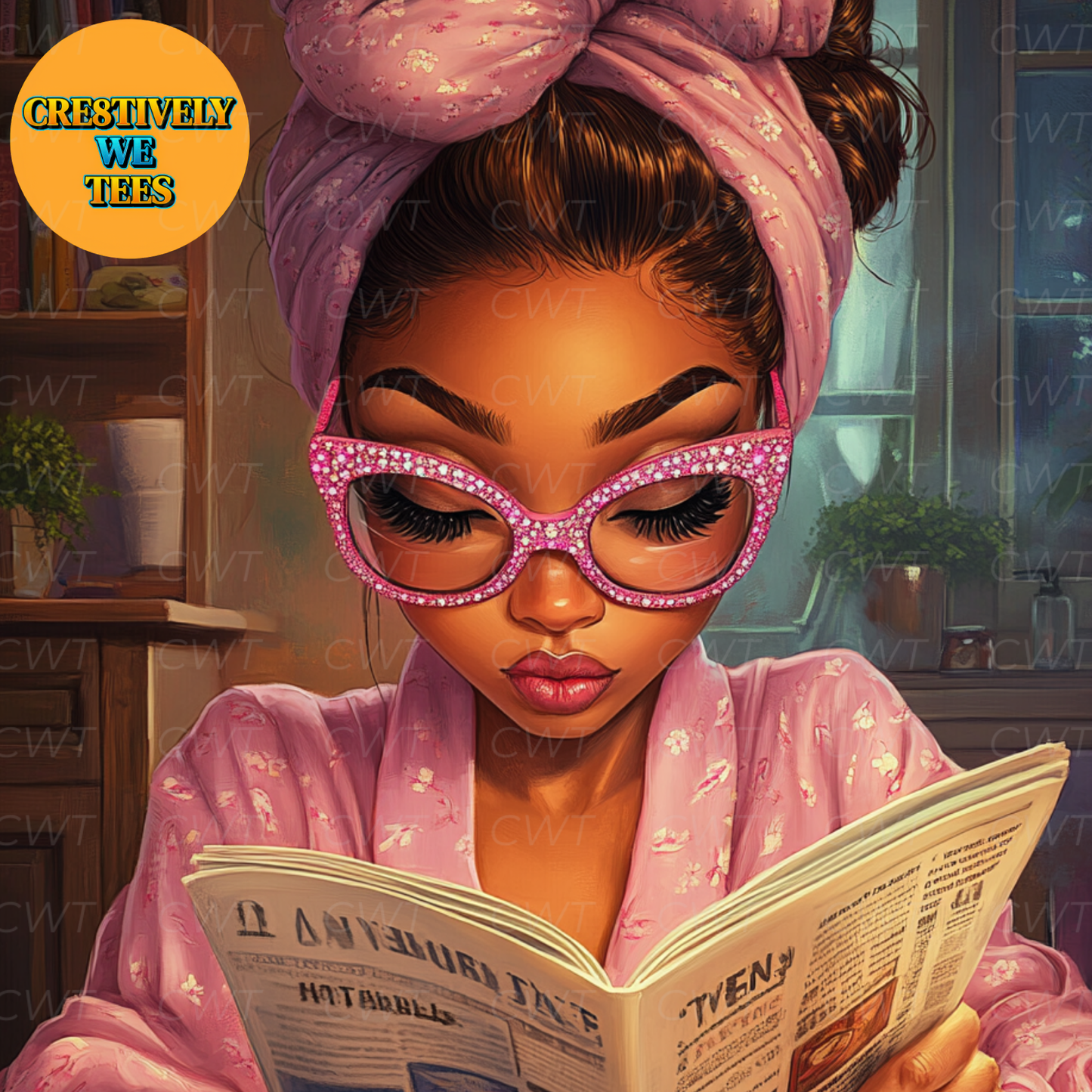 Morning Readers Digital Art Collection