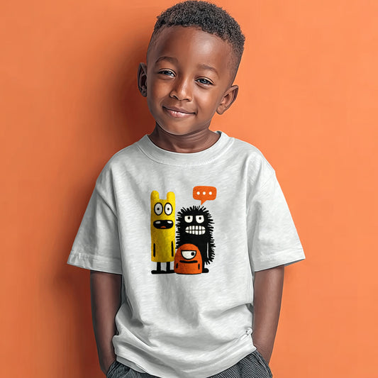 Cute Cartoon Characters Printed T-shirt for Kids product type