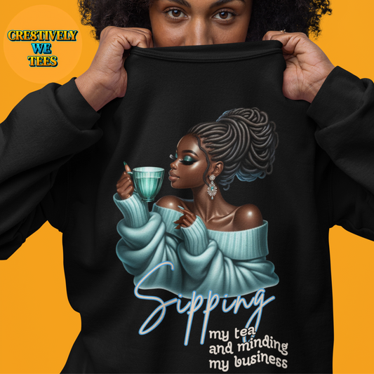 Sipping Tea and Staying Unbothered – Sip, Style, & Shine!
