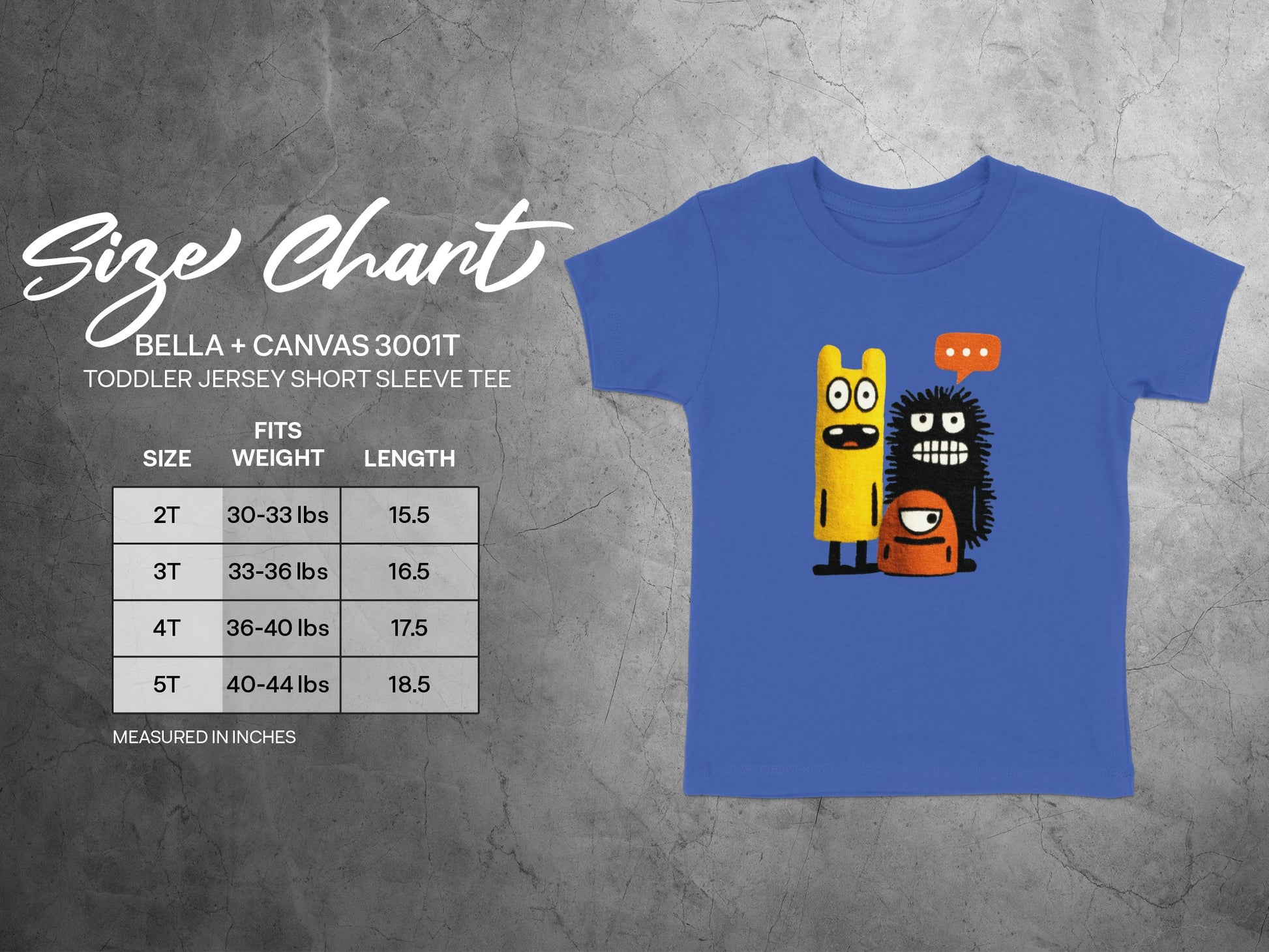 Funny Cartoon Characters Toddler Jersey Short Sleeve product
