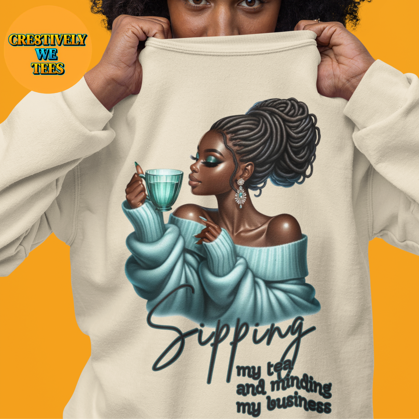 Sipping Tea and Staying Unbothered – Sip, Style, & Shine!