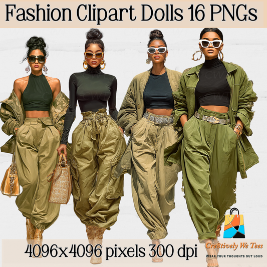 Clipart Fashion Dolls