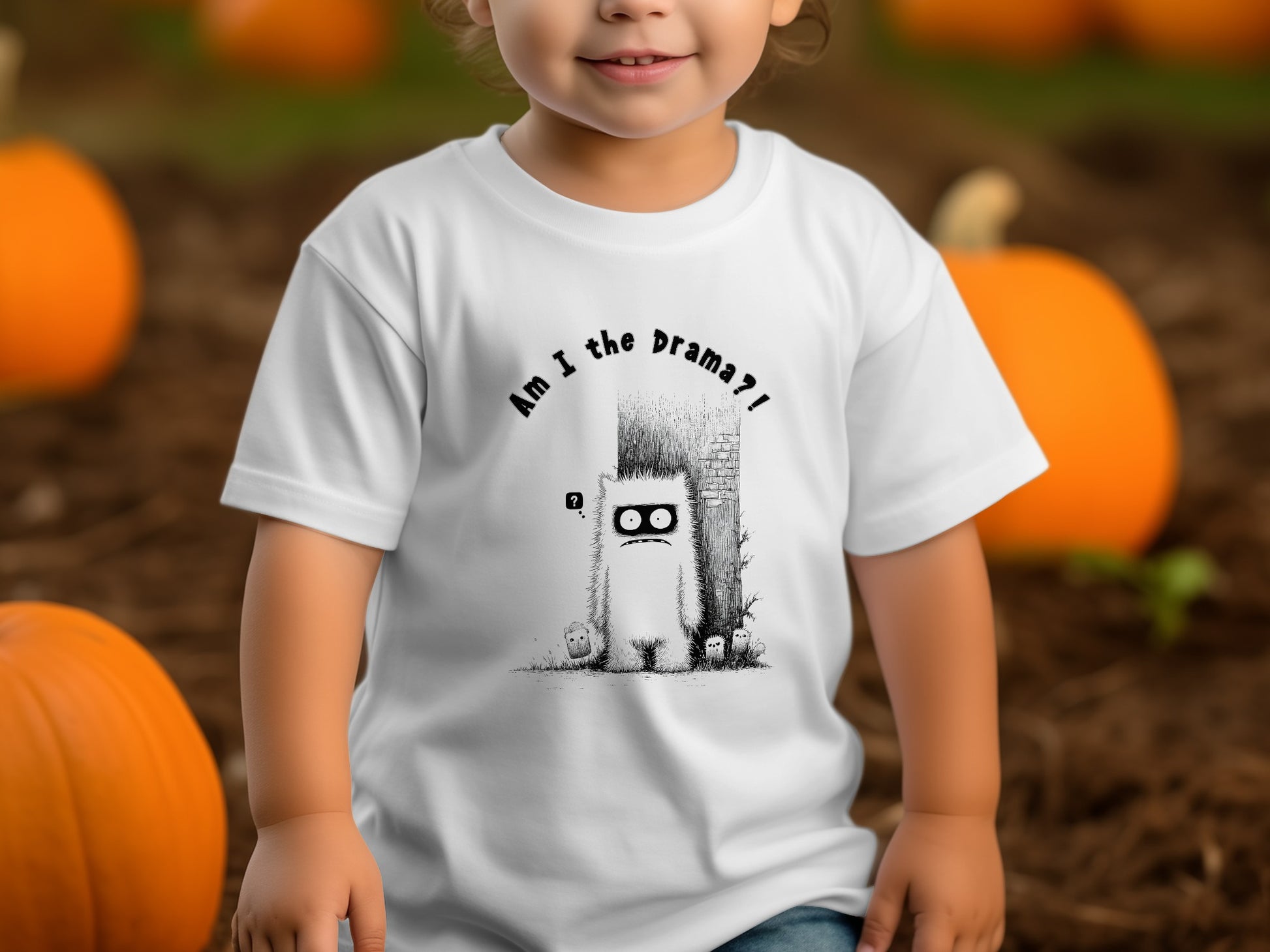 Am I the Drama Cute Halloween Kids T-Shirt product